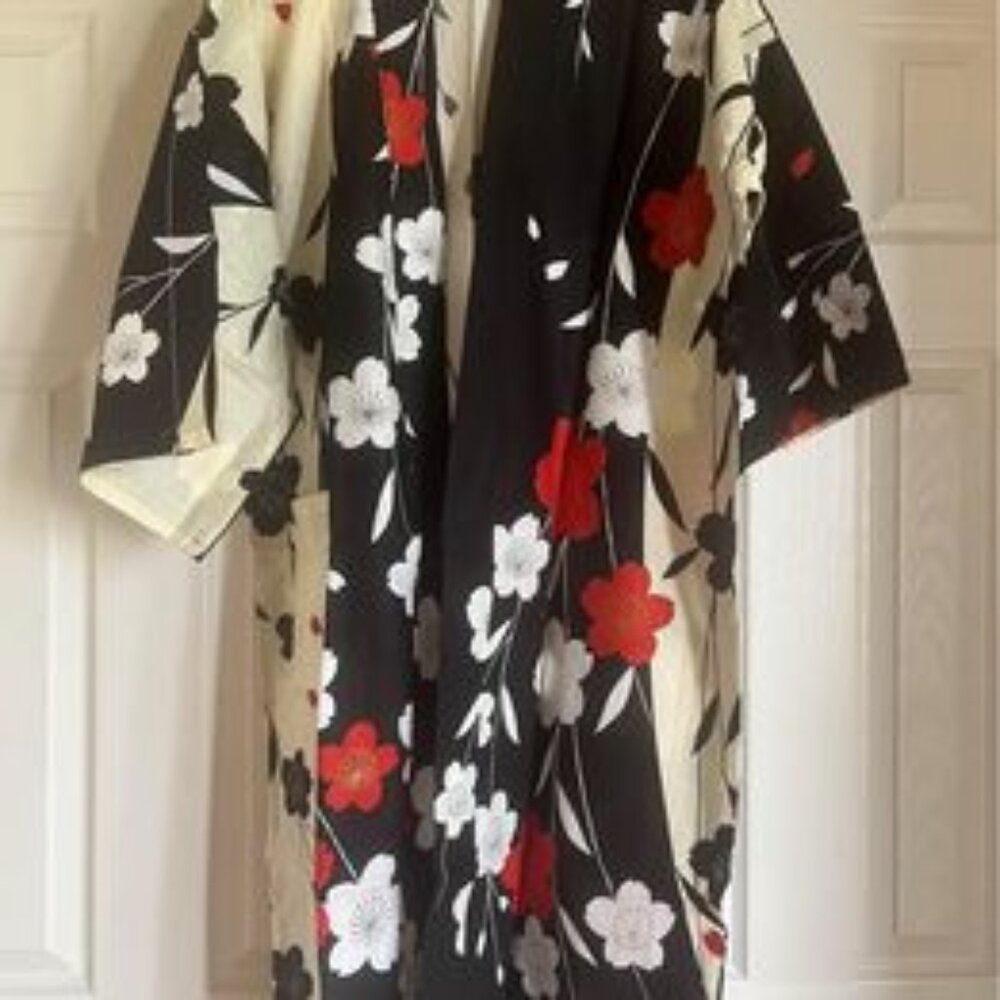 Juguemm Kimono Jacket Robe With Belt